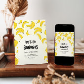 Go Bananas Birthday Party招待 招待状