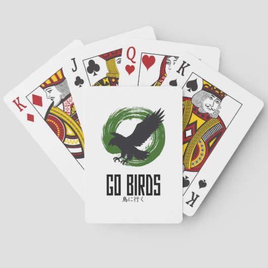 Go Birds ゴーバーズ Japanese‑Style Playing Cards トランプ (裏面)
