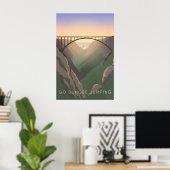 Go Bungee Jumping Travel Poster ポスター (ホームオフィス)