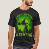 Go Campingを見つけるのは世界だ Tシャツ (正面)
