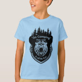 "Go Camping"彼らは言ったおもしろいアンチキャンプ Tシャツ (正面)