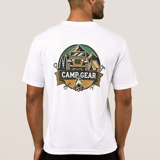 GO CAMPING Tシャツ (裏面)