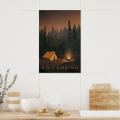 Go Camping Travel Poster ポスター (キッチン)