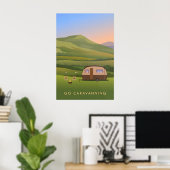 Go Caravanning Travel Poster ポスター (ホームオフィス)