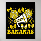 Go Cheer Bananas School Srts Fan Team Srit Name ポスター (正面)