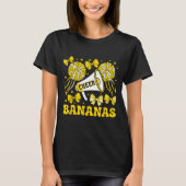 Go Cheer Bananas School Srts Fan Team Srit Name  Tシャツ (正面)