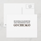 GO CHICAGO (ブラックシャッフル) ポストカード (正面/裏面)