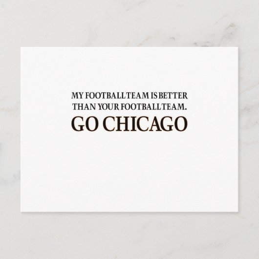 GO CHICAGO (ブラックシャッフル) ポストカード (正面)