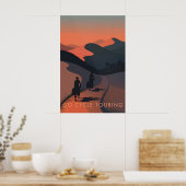 Go Cycle Touring Travel Poster ポスター (キッチン)