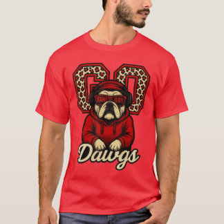 Go Dawgs Funny Bulldogs Apparel for Men Women Kid  Tシャツ