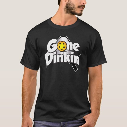 Go Dinkin Pickleballシャツ Tシャツ (正面)
