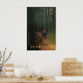 Go Dirt Biking Travel Poster ポスター (キッチン)