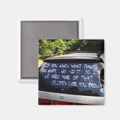 Go Do Be You Happy - Hindsight magnet マグネット (正面/裏面)