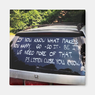 Go Do Be You Happy - Hindsight magnet マグネット