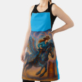 Go Fast! Barrel Racing All-Over Print Apron エプロン (インサイチュ)