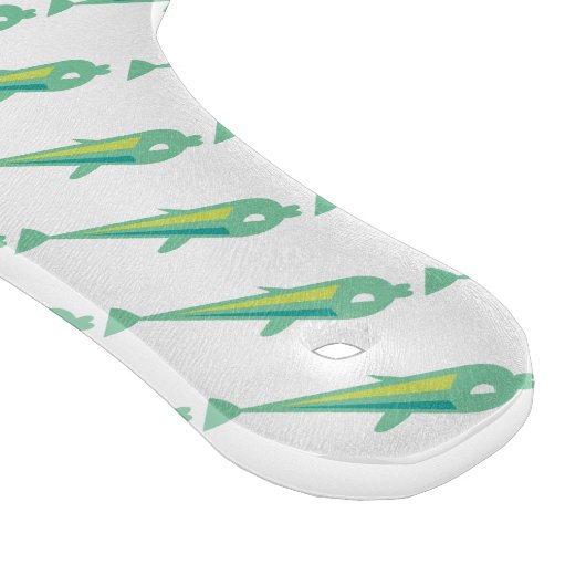 Go Fish_Green Sardines_repeating pattern カッティングボード (角)