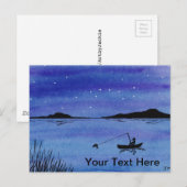 Go Fishinのポストカード ポストカード (正面/裏面)