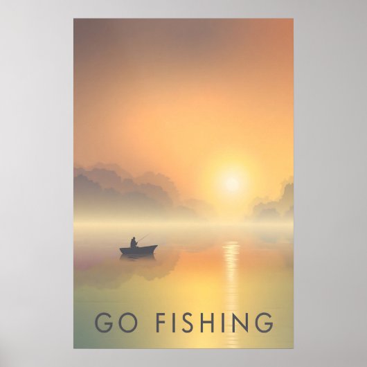 Go Fishing Travel Poster ポスター (正面)