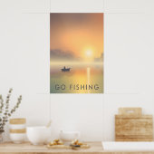 Go Fishing Travel Poster ポスター (キッチン)