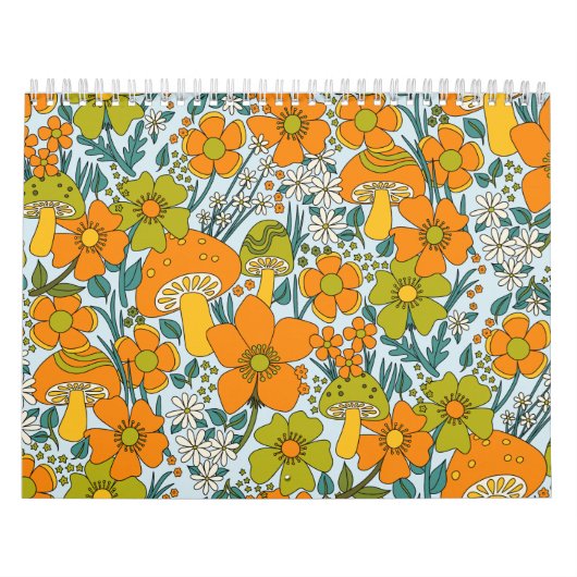 Go For It! Groovy Lettering Calendar カレンダー (カバー)