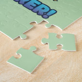 Go For It! Space Explorer - Cute Alien ジグソーパズル (側面)