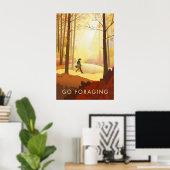 Go Foraging Travel Poster ポスター (ホームオフィス)
