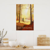 Go Foraging Travel Poster ポスター (キッチン)