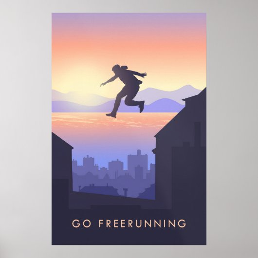 Go Freerunning Travel Poster ポスター (正面)