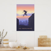 Go Freerunning Travel Poster ポスター (キッチン)