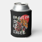 Go Get Em Tiger | 日本のトラのモチベーションギフト 缶クーラー (缶裏面)