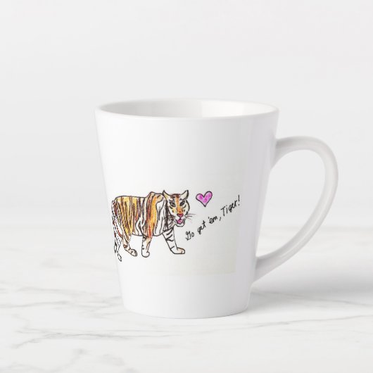 Go get 'em, tiger Mug カフェラテマグ (右)