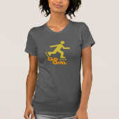 Go Girlインラインスケート、変更文字 Tシャツ (正面)