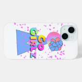 GO GIRLZおもしろい Case-Mate iPhoneケース (裏面 (横))
