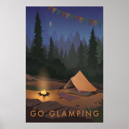 Go Glamping Travel Poster ポスター (正面)