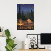 Go Glamping Travel Poster ポスター (ホームオフィス)