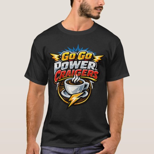 Go Go Power Craigers Tシャツ (正面)