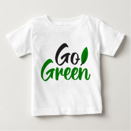 Go green ベビーTシャツ