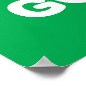 Go Green ~ Drive Electric Cars ポスター (角)