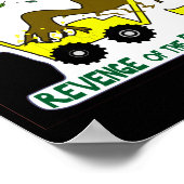 Go Green Reduce Reuse Recycle Rain Forest T Shirt  ポスター (角)