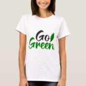 Go green tシャツ (正面)
