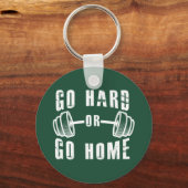 Go Hard or Go Home キーホルダー (正面)