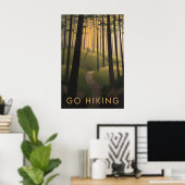 Go Hiking Travel Poster ポスター (ホームオフィス)
