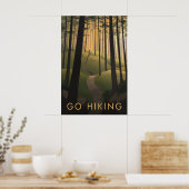 Go Hiking Travel Poster ポスター (キッチン)
