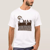 Go Homan Go Home Man border concept Tシャツ (正面)