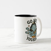Go Hug Yourself マグカップ - スピリチュアルな自己愛のシヴァ (正面右)