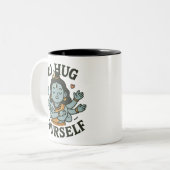 Go Hug Yourself マグカップ - スピリチュアルな自己愛のシヴァ (正面左)