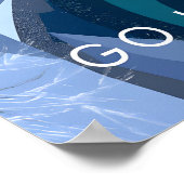 Go Ice Swimming Travel Poster ポスター (角)