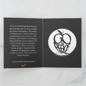 Go in Peace Fluits Playing...Folded Greeting Card カード (内部)