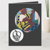 Go in Peace Fluits Playing...Folded Greeting Card カード (正面)