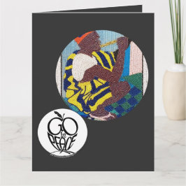 Go in Peace Fluits Playing...Folded Greeting Card カード